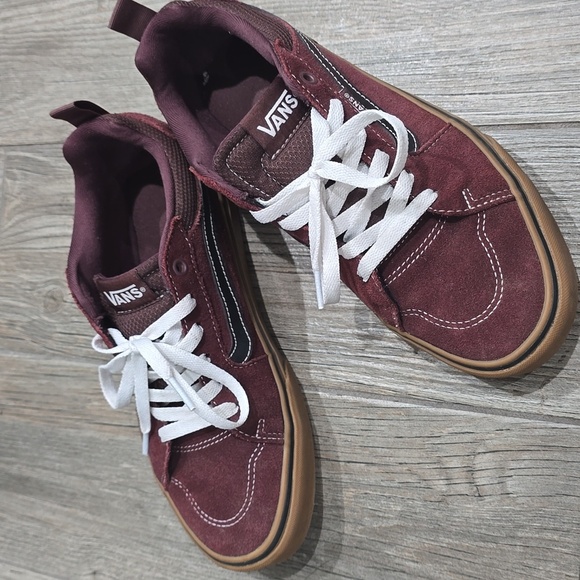 VANS Filmore Skater Casual Sneakers, Wine Black, Gum Sole, Size 8 - Picture 8 of 11